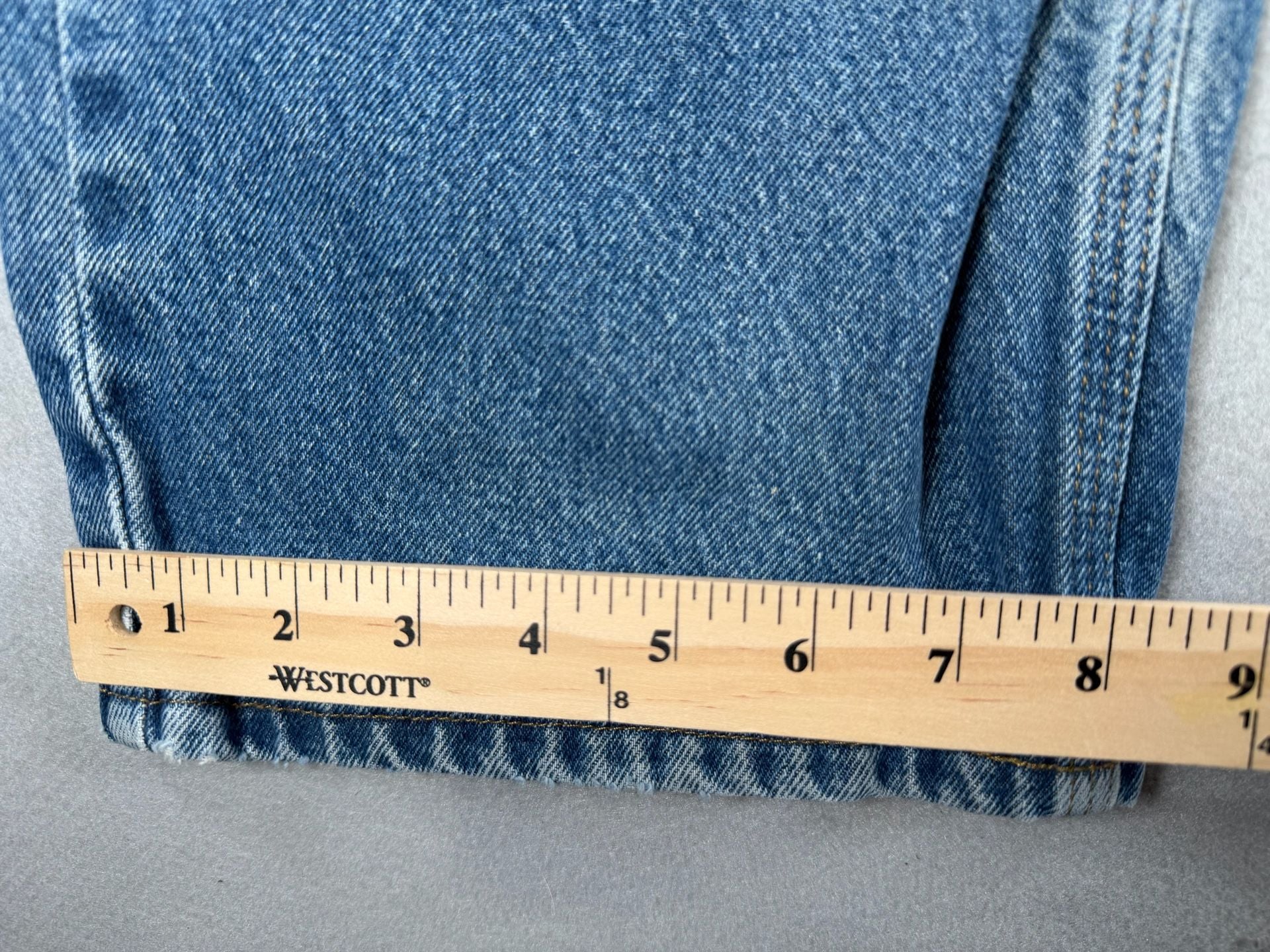 Vtg Carhartt Relaxed Fit Jeans Size 40x32 Blue Denim 4