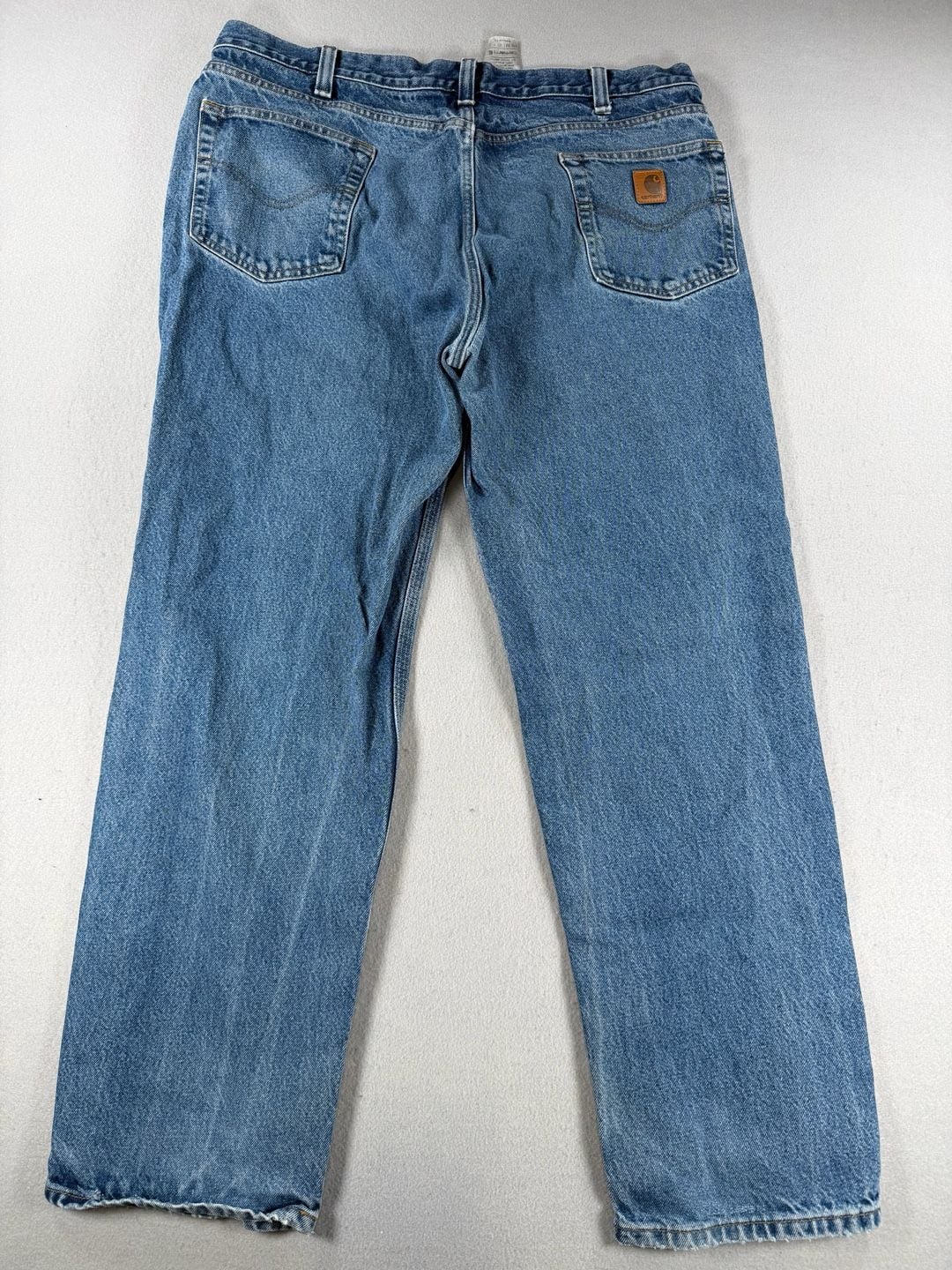 Vtg Carhartt Relaxed Fit Jeans Size 40x32 Blue Denim 8