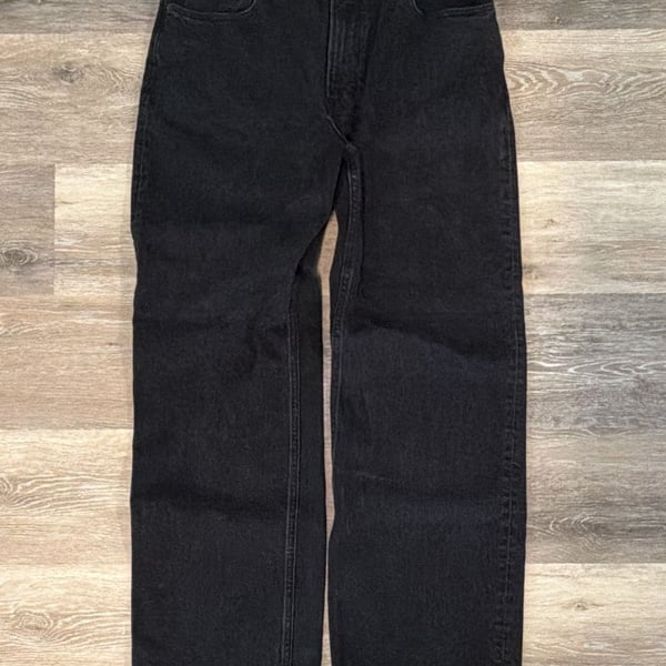 Abercrombie & Fitch Black Straight Leg Jeans
