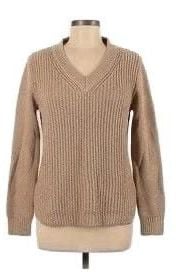 Styles Ribbed V-Neck Sweater 2