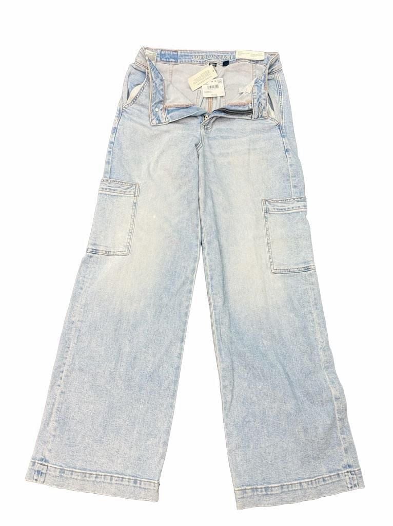 American Eagle Dreamy Drape Baggy Wide Leg Jeans Size 6 7