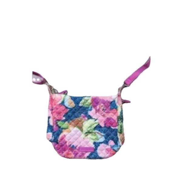 Vera Bradley Carson Mini Hobo Crossbody Bag Superbloom Quilted Floral