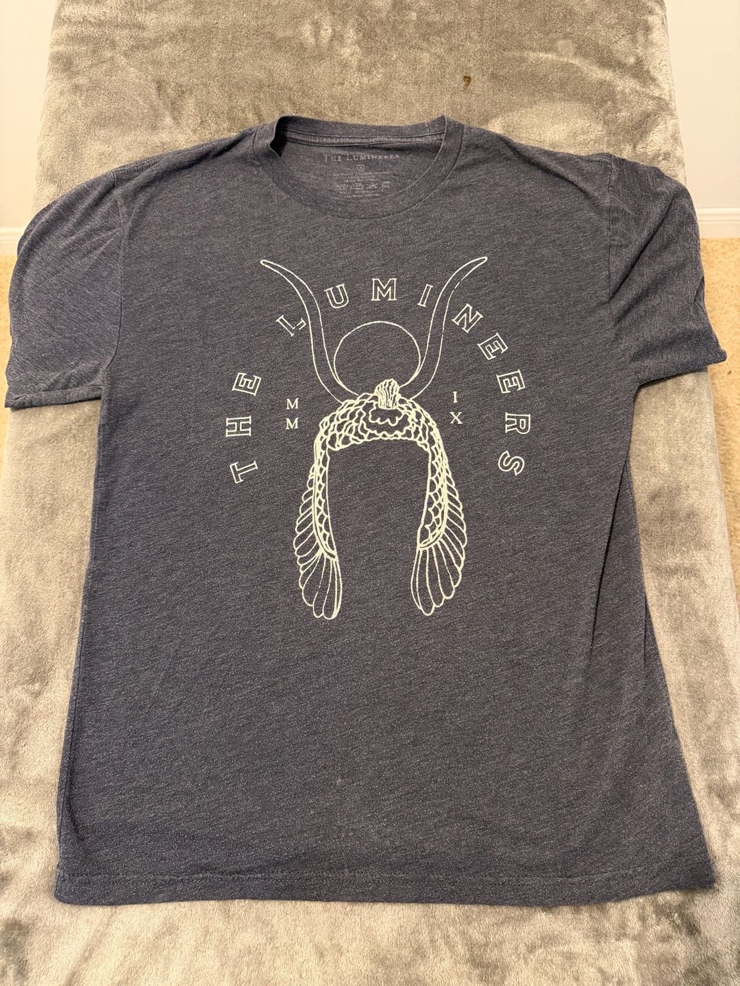 The Lumineers Cleopatra World Tour T-Shirt Size M Gray 2