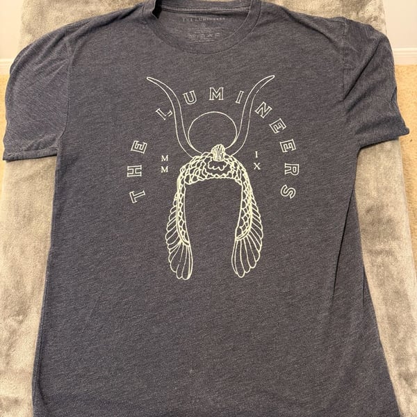 The Lumineers Cleopatra World Tour T-Shirt Size M Gray
