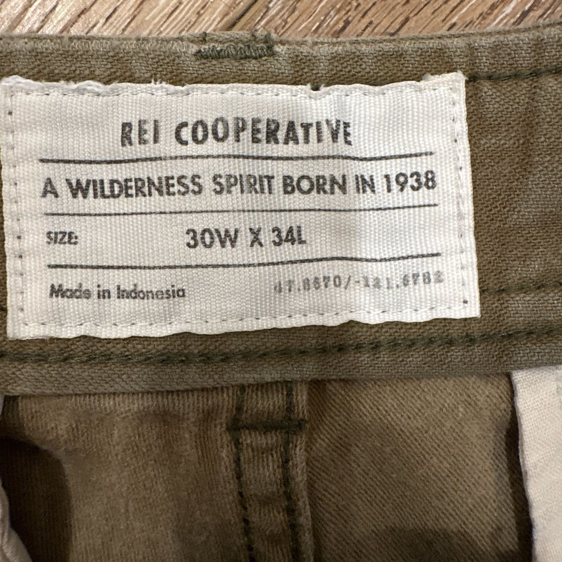 REI Co-op Wallace Lake Jogger Pants Men’s 30x34 Olive Green Gorpcore Utility 6