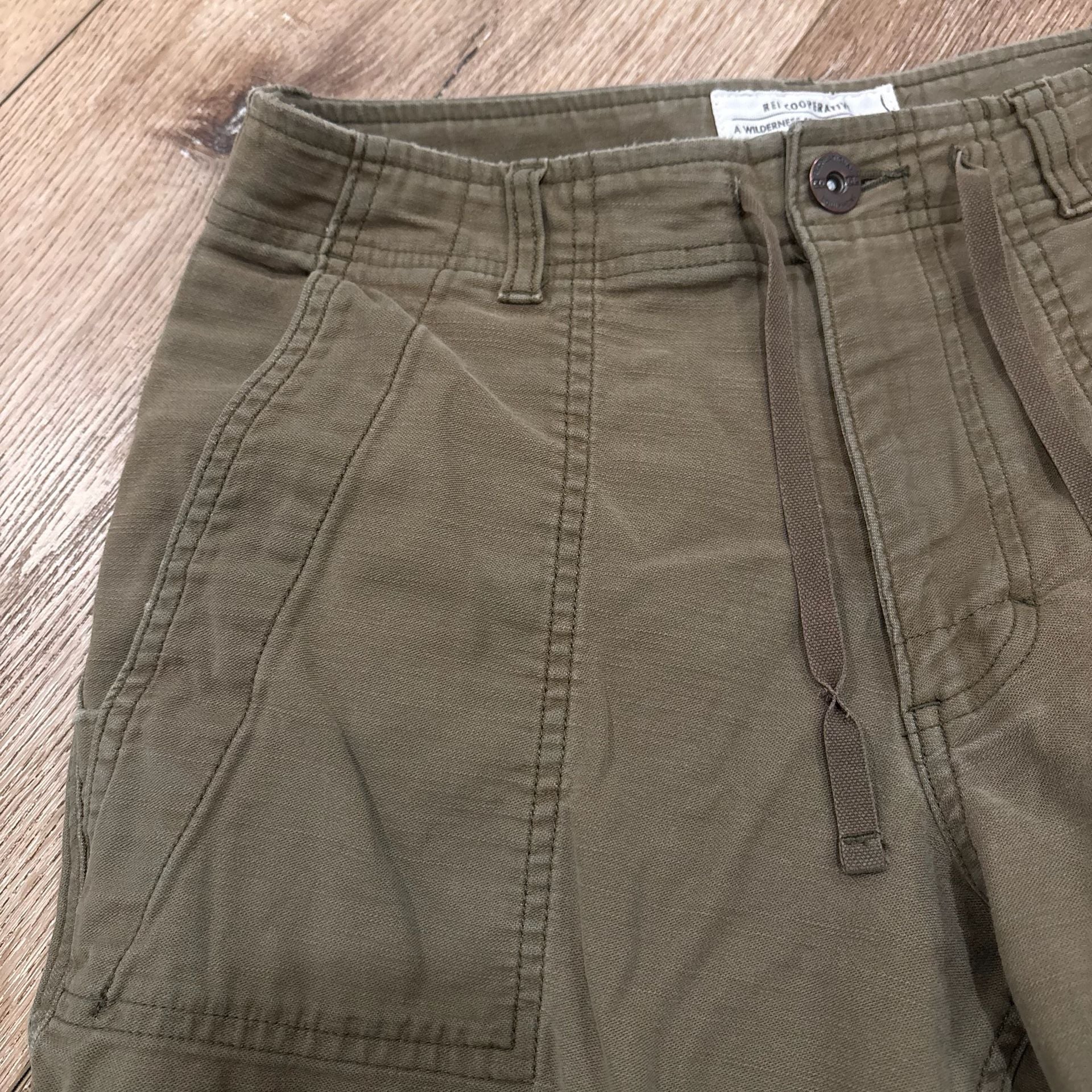 REI Co-op Wallace Lake Jogger Pants Men’s 30x34 Olive Green Gorpcore Utility 11