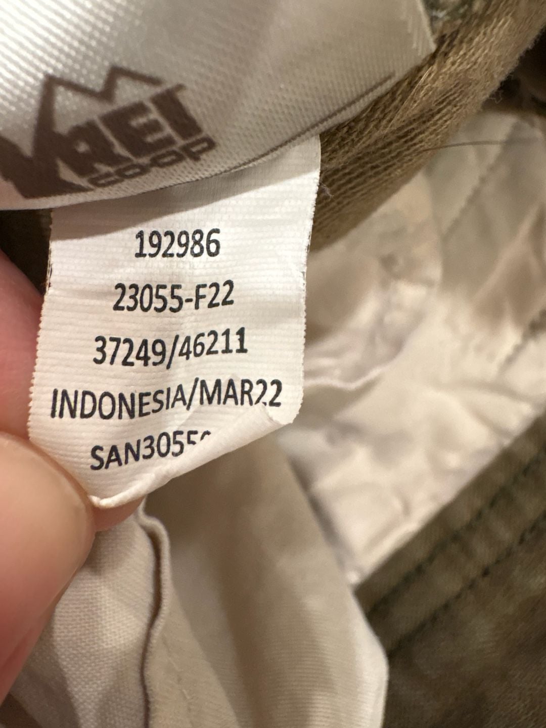 REI Co-op Wallace Lake Jogger Pants Men’s 30x34 Olive Green Gorpcore Utility 14