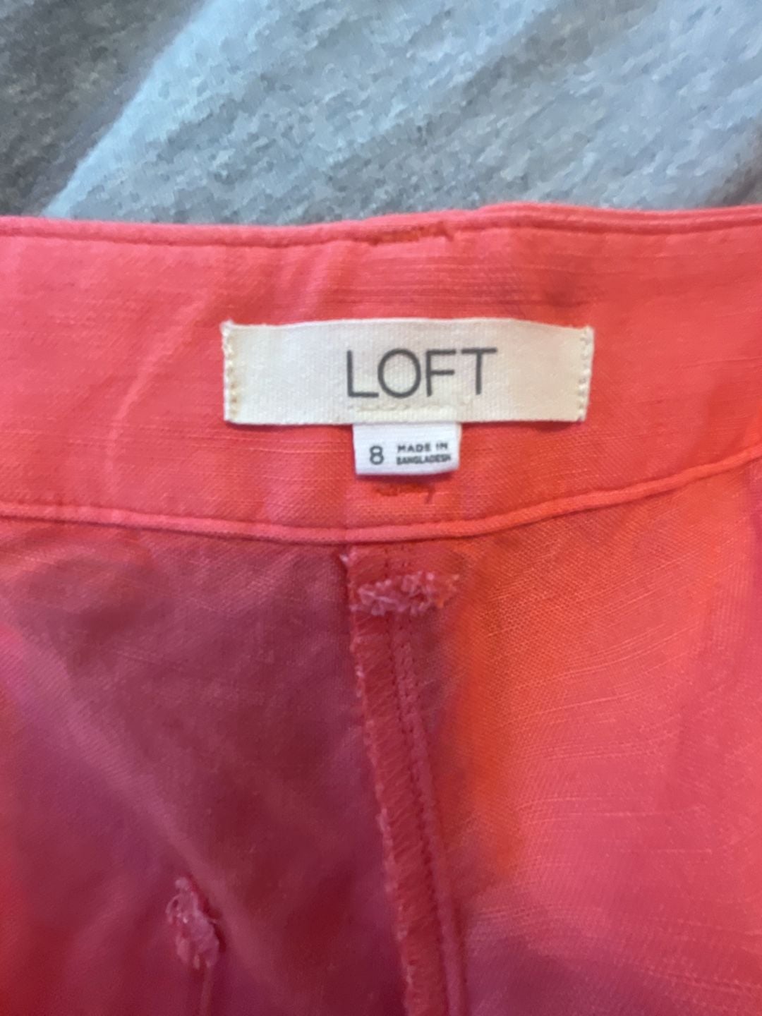 Linen Blend Wide Leg Pants Size 8 Coral Red High Rise Tie Waist
Breezy
Coastal 5
