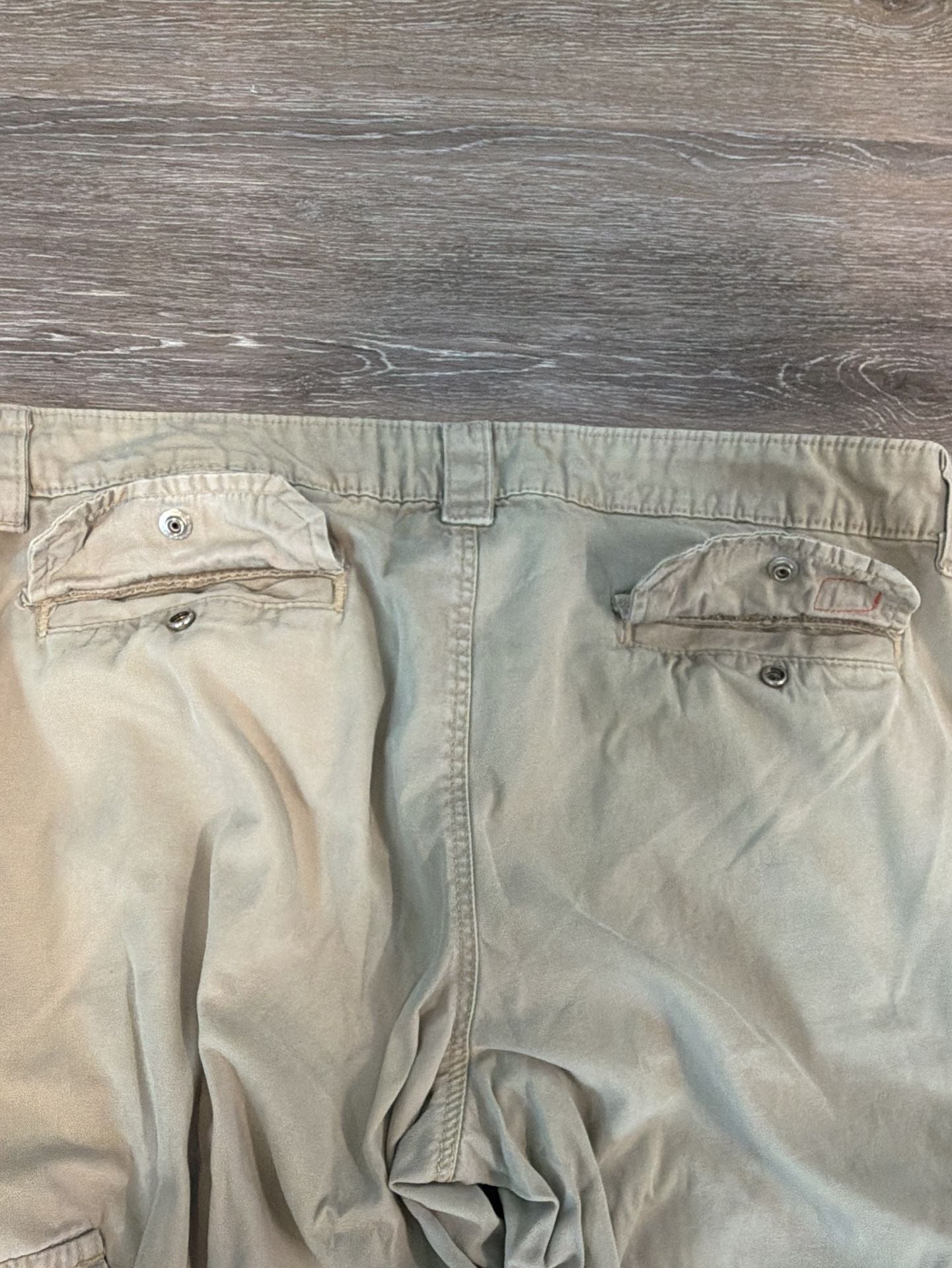 Dickies Cargo Pants Size 12 Regular Khaki Relaxed Fit 6