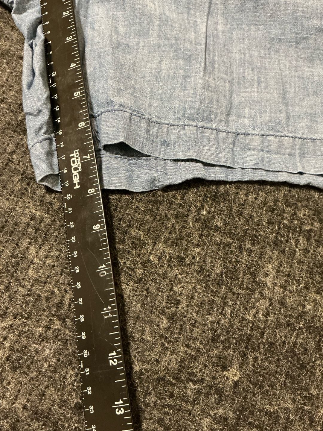 Old Navy Jogger Chambray Drawstring Dock Short Mens Size Large Blue 7