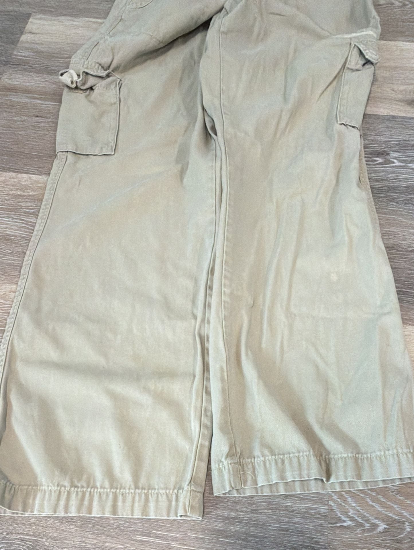 Dickies Cargo Pants Size 12 Regular Khaki Relaxed Fit 8