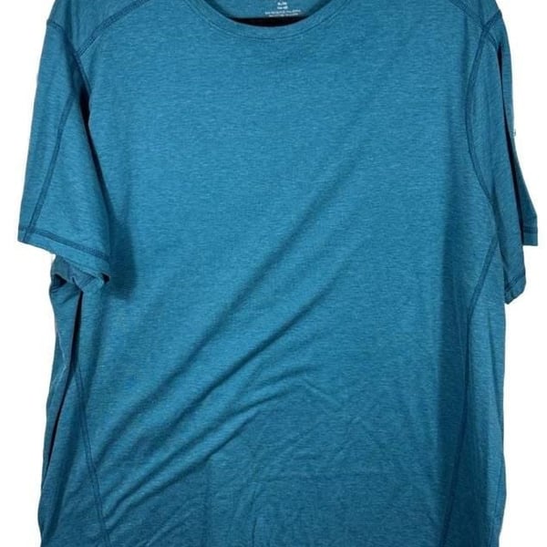 Swiss Tech T-Shirt Size XL Blue Heather Short Sleeve Athletic