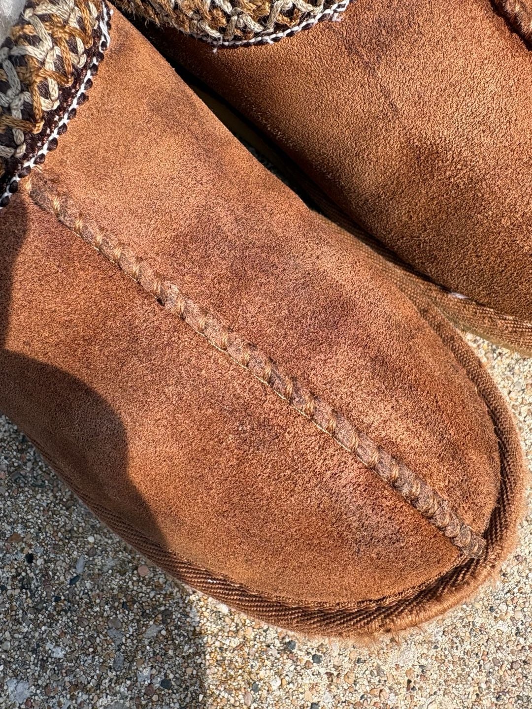 UGG Tasman Slipper Size 4 Chestnut Suede 6