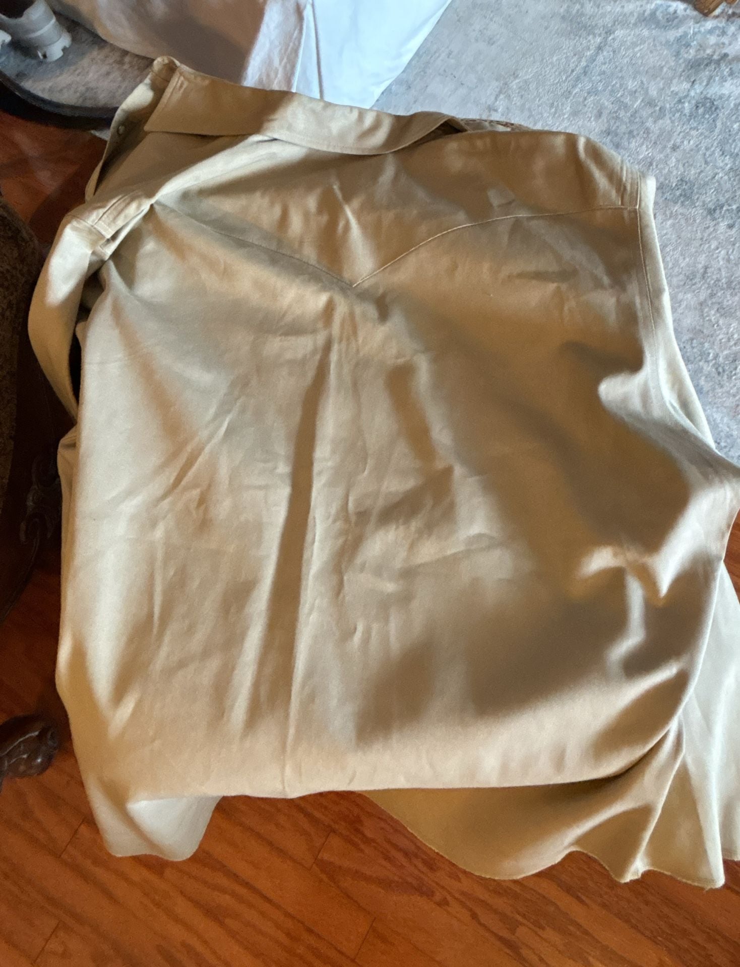 Wrangler 70140MW Western Snap Work Shirt 18 X 36 Khaki 5