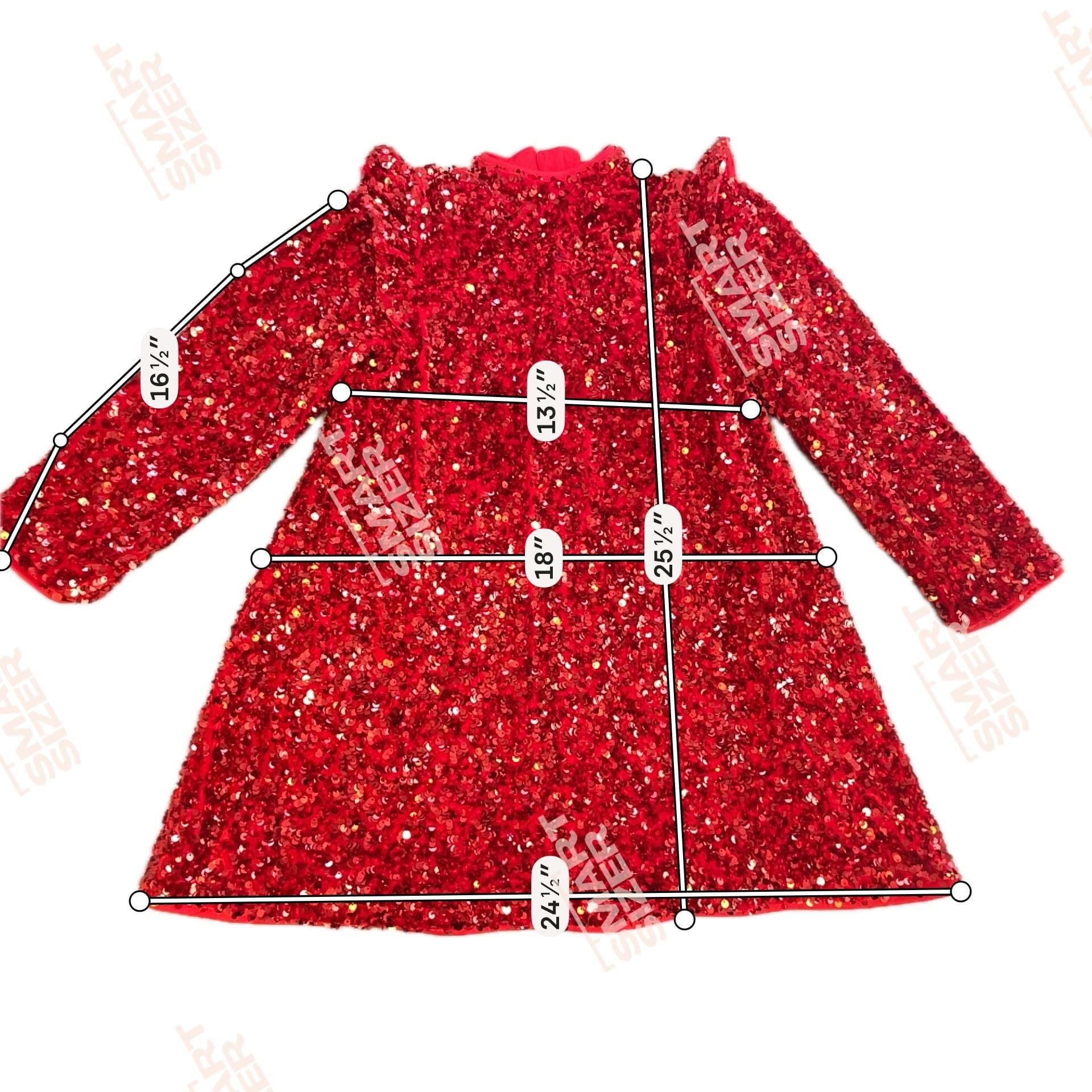 M&S Red Sequin Dress Size 7-8 Years
Holiday
Party
Xmas
Formal
Little girls 3