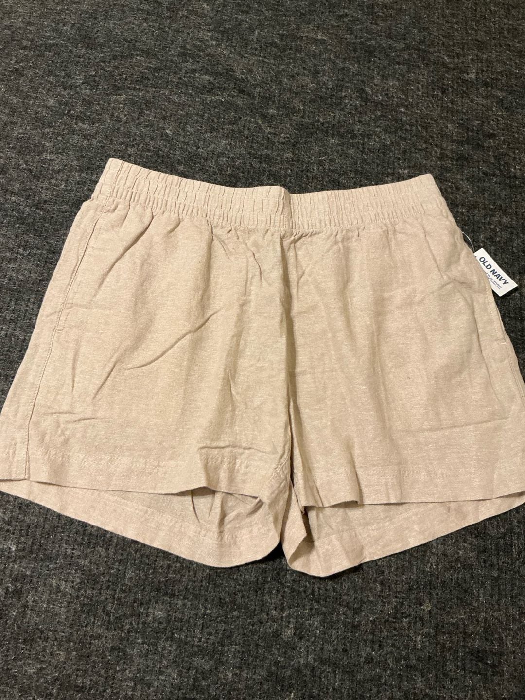 Old Navy Mid-Rise Pull-On Beach Denim Shorts Womens Size Large Medium 3