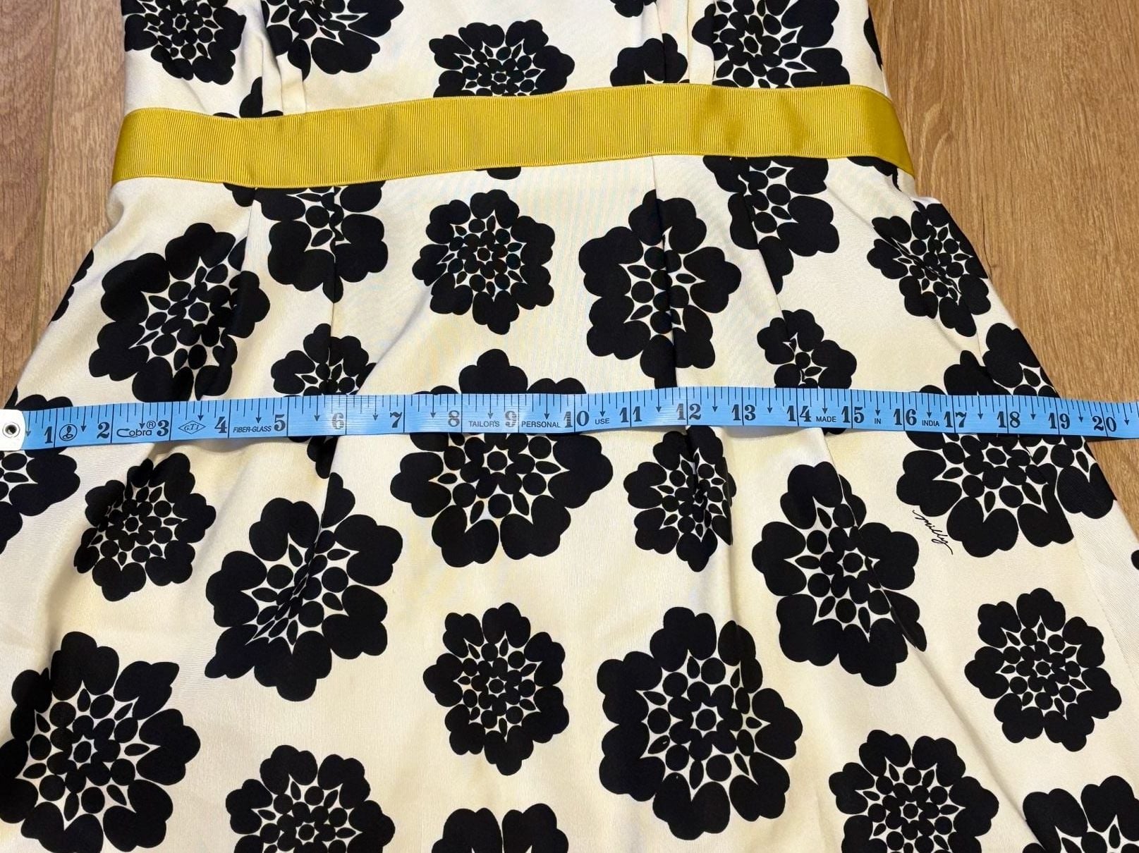Milly Floral Strapless Dress Size 8 11