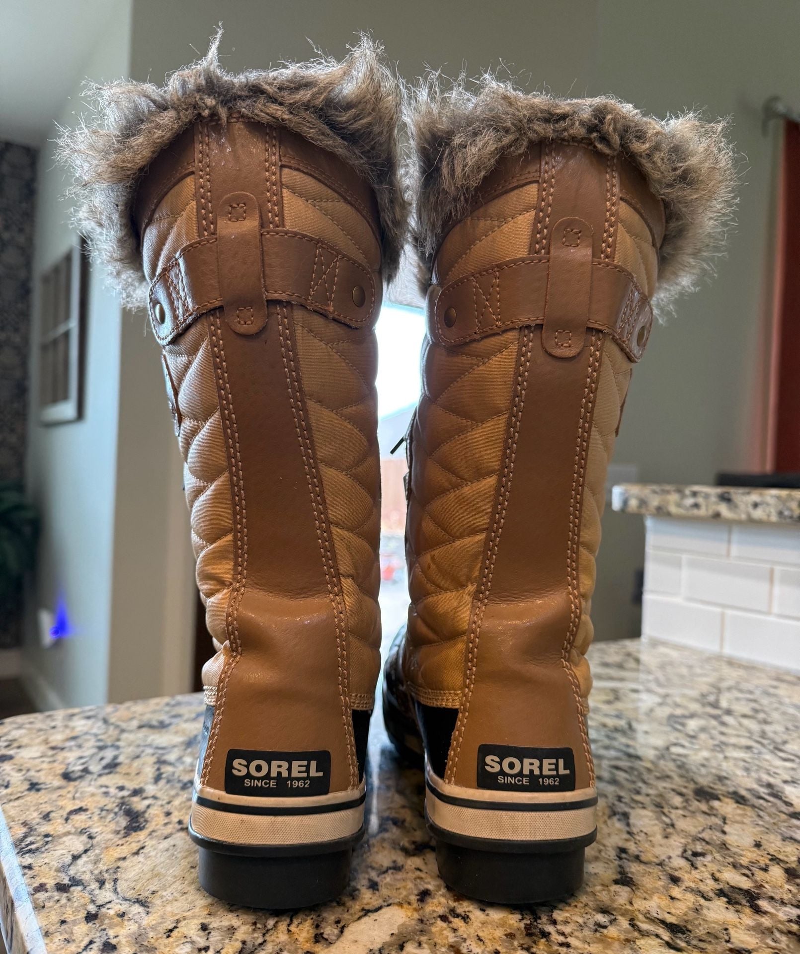 Sorel Tofino II Waterproof Faux Fur Winter Boots Brown 3