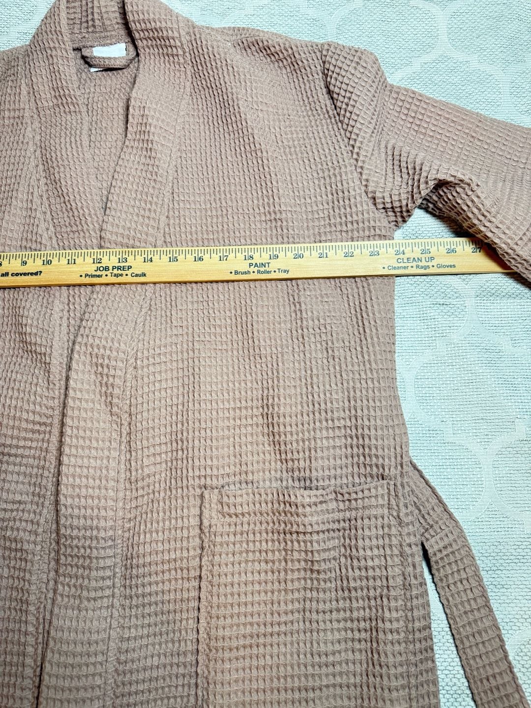 Quince Organic Turkish Waffle Bathrobe Dusty Rose 10