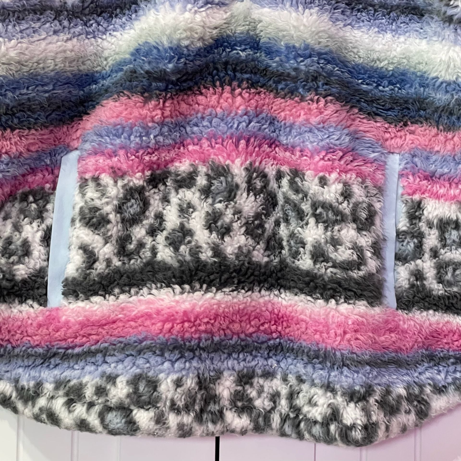 Hurley Quarter-Zip Sherpa Fleece Jacket Size XS 4/5 Multicolored 3