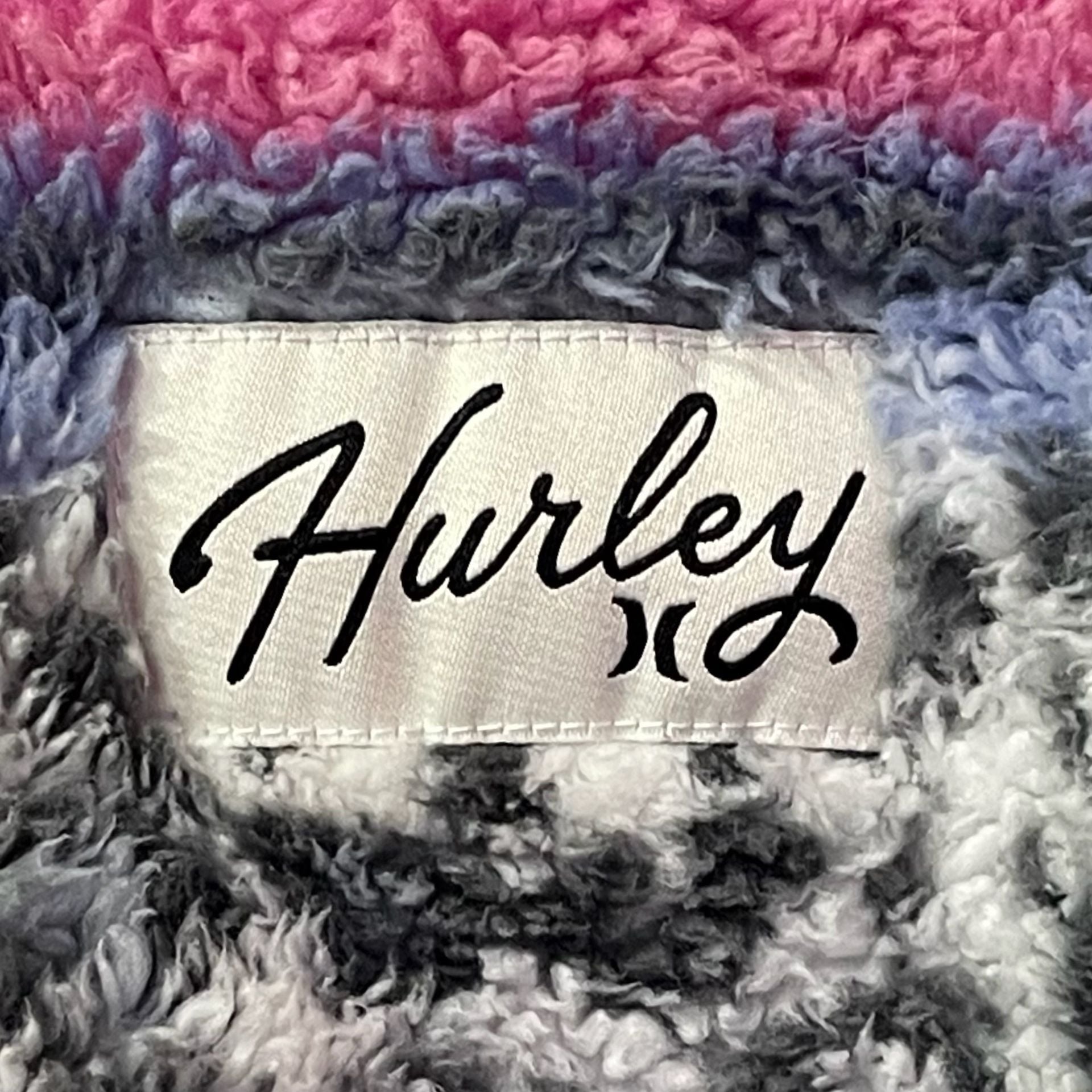 Hurley Quarter-Zip Sherpa Fleece Jacket Size XS 4/5 Multicolored 4