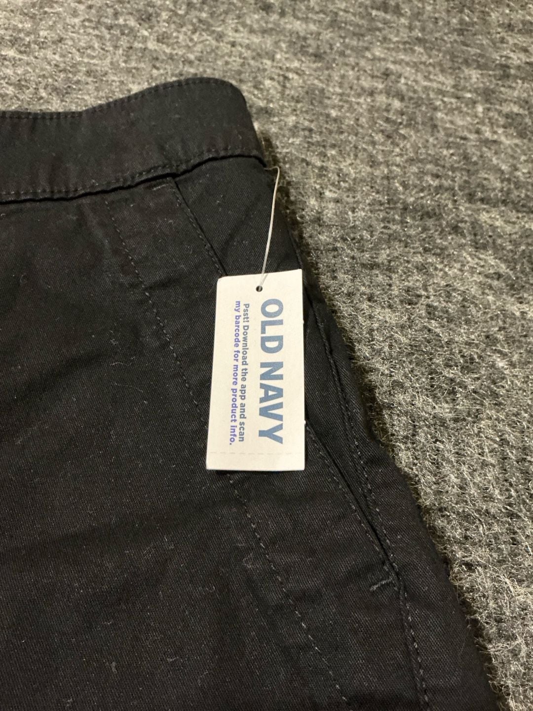Old Navy Utility Cargo Shorts Womens Size XL Black Cotton Casual Pockets 6