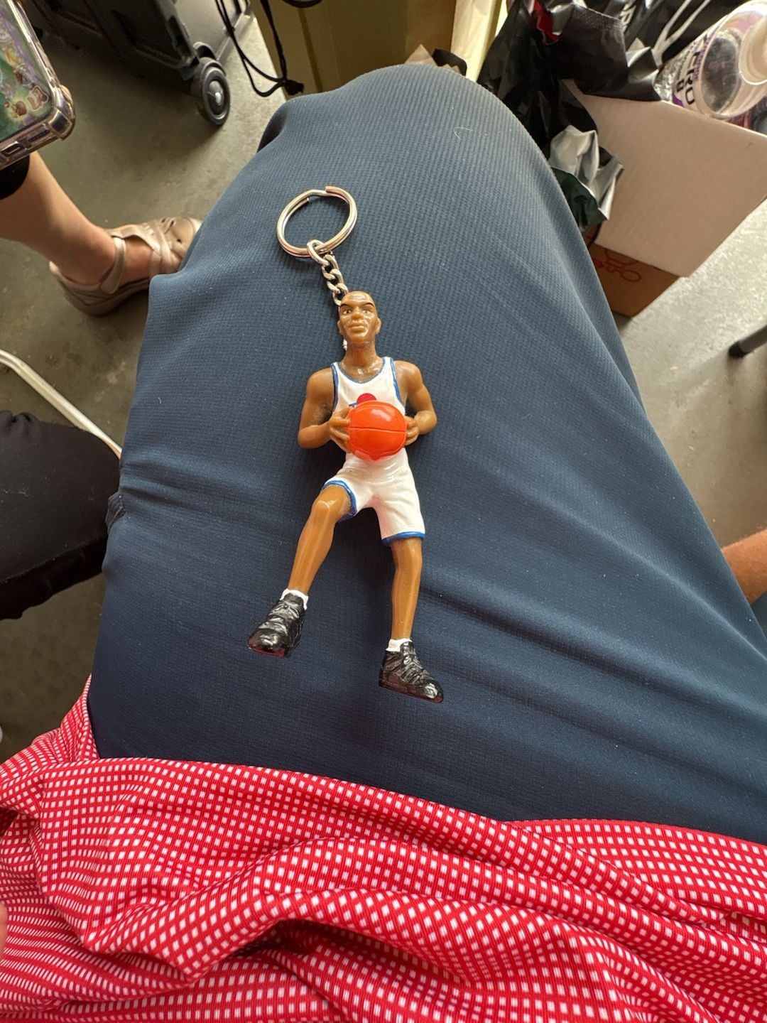 Michael Jordan Basketball Player Figure Keychain 1
