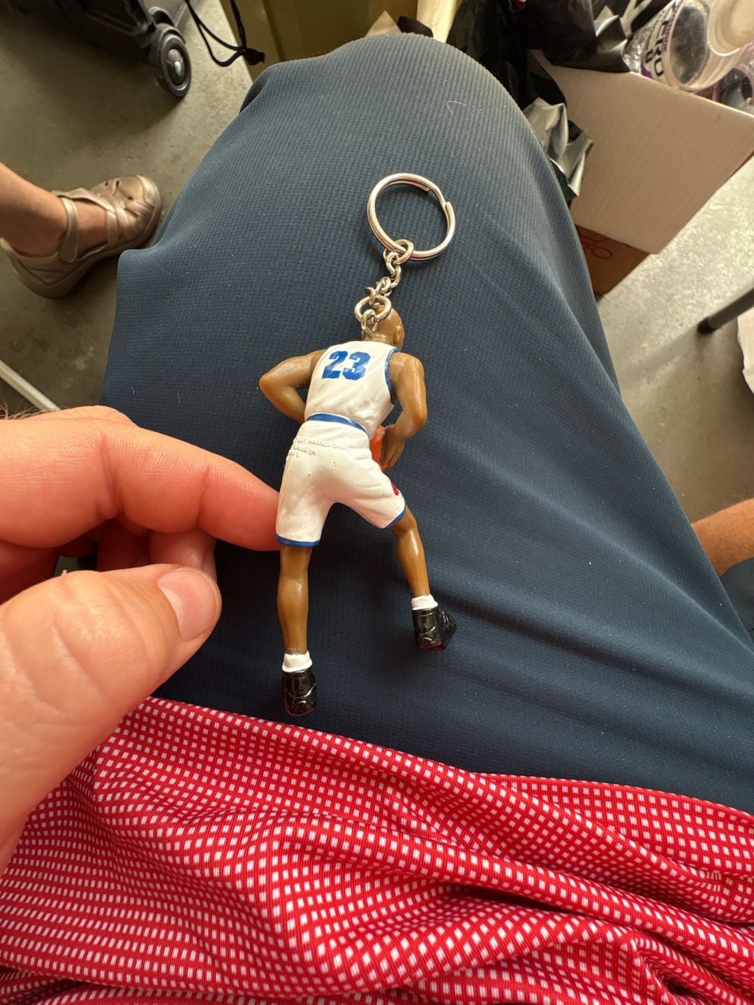 Michael Jordan Basketball Player Figure Keychain 2