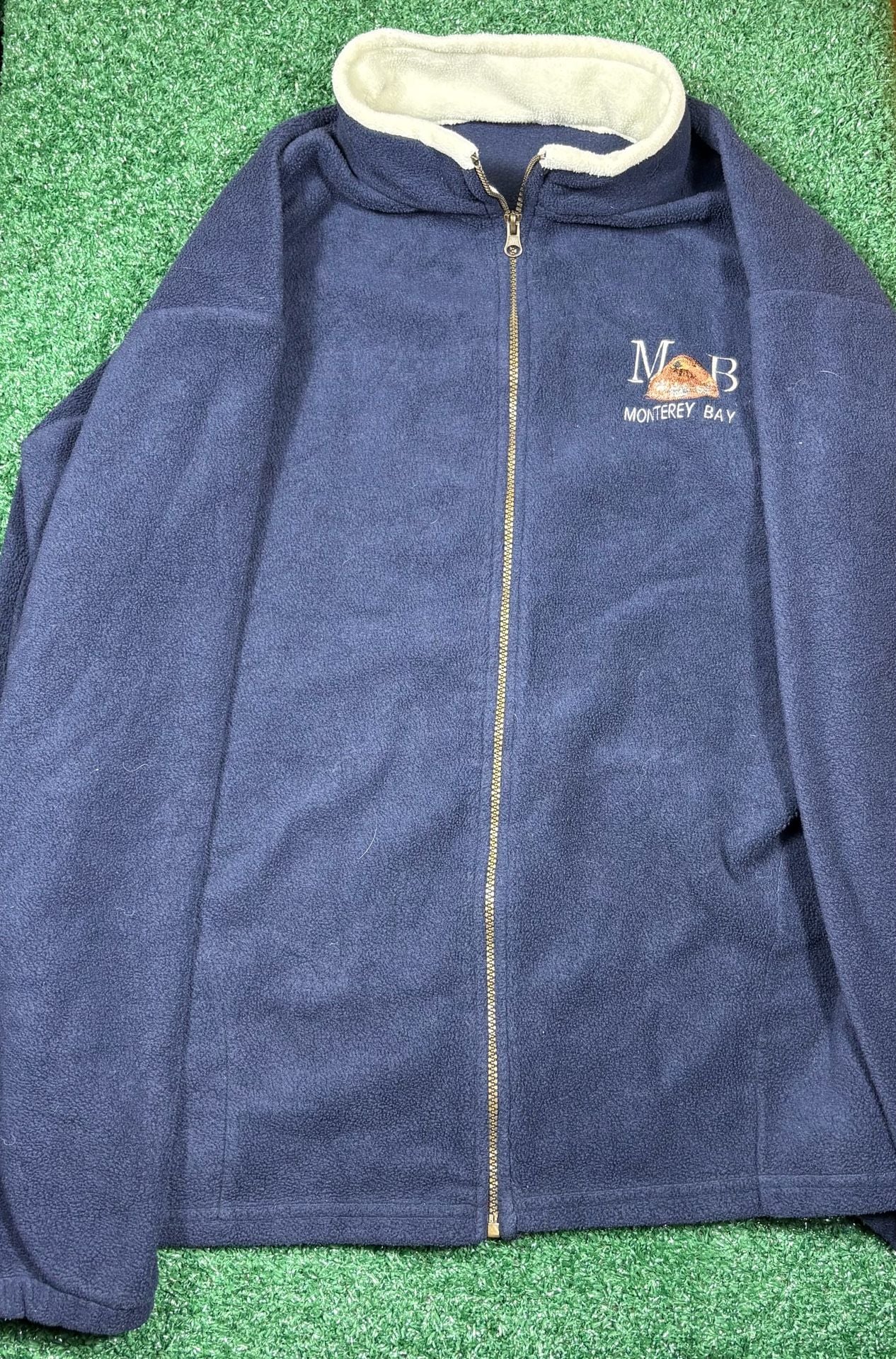 Monterey Bay Fleece Full Zip Jacket Navy Blue 2