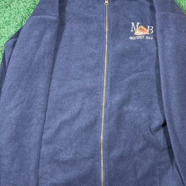 Monterey Bay Fleece Full Zip Jacket Navy Blue