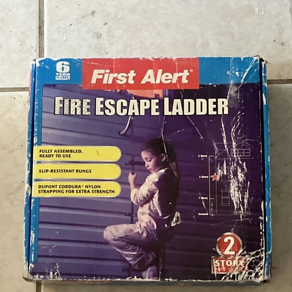 First Alert Fire Escape Ladder 14 FT 2 Story