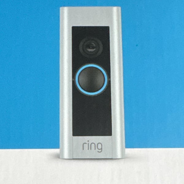 Ring Wired Doorbell Plus Satin Nickel Smart Wi-Fi Video Doorbell