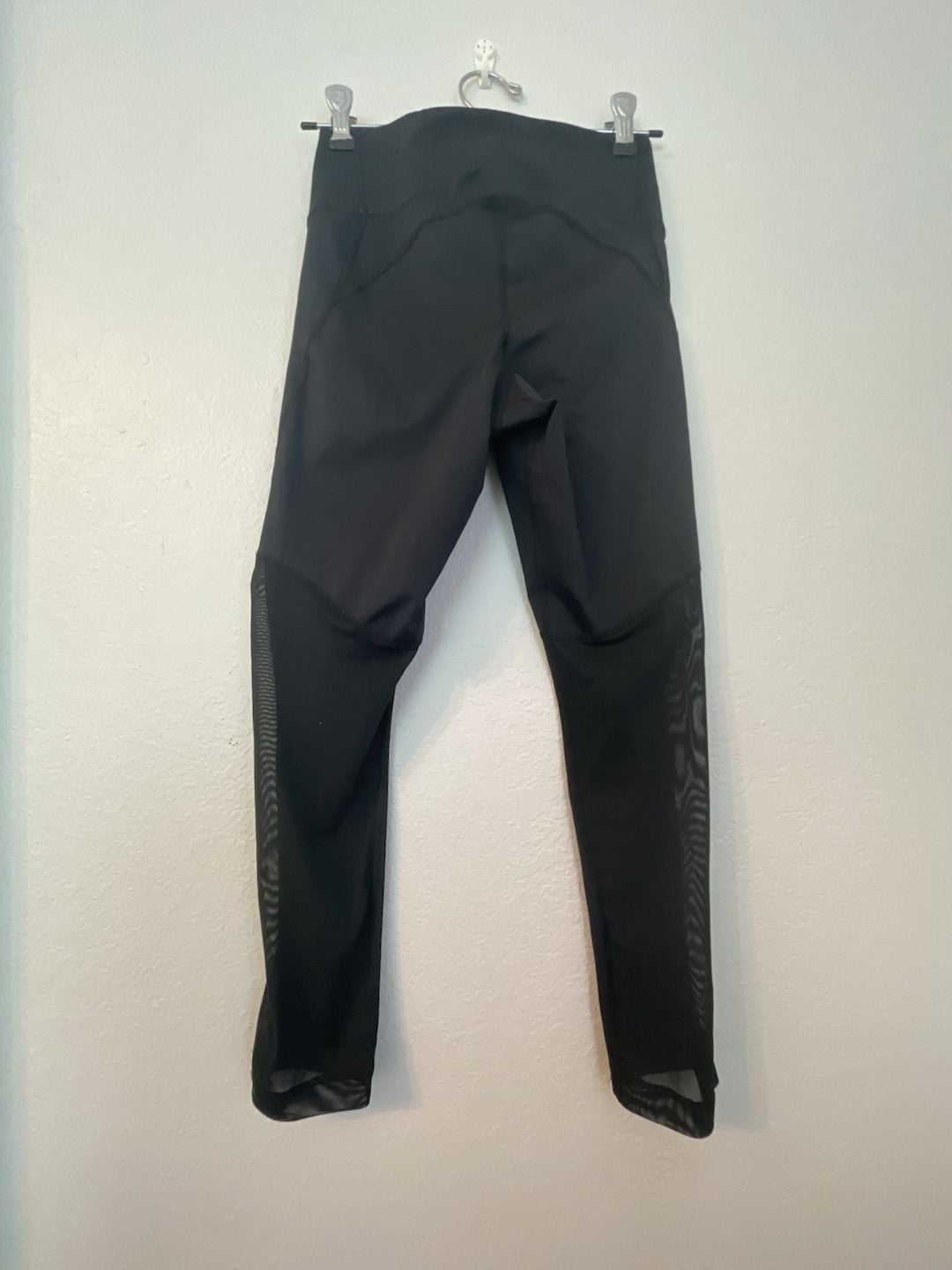 Nike Dri-Fit Leggings Size XS Black Mesh Activewear Pants 5
