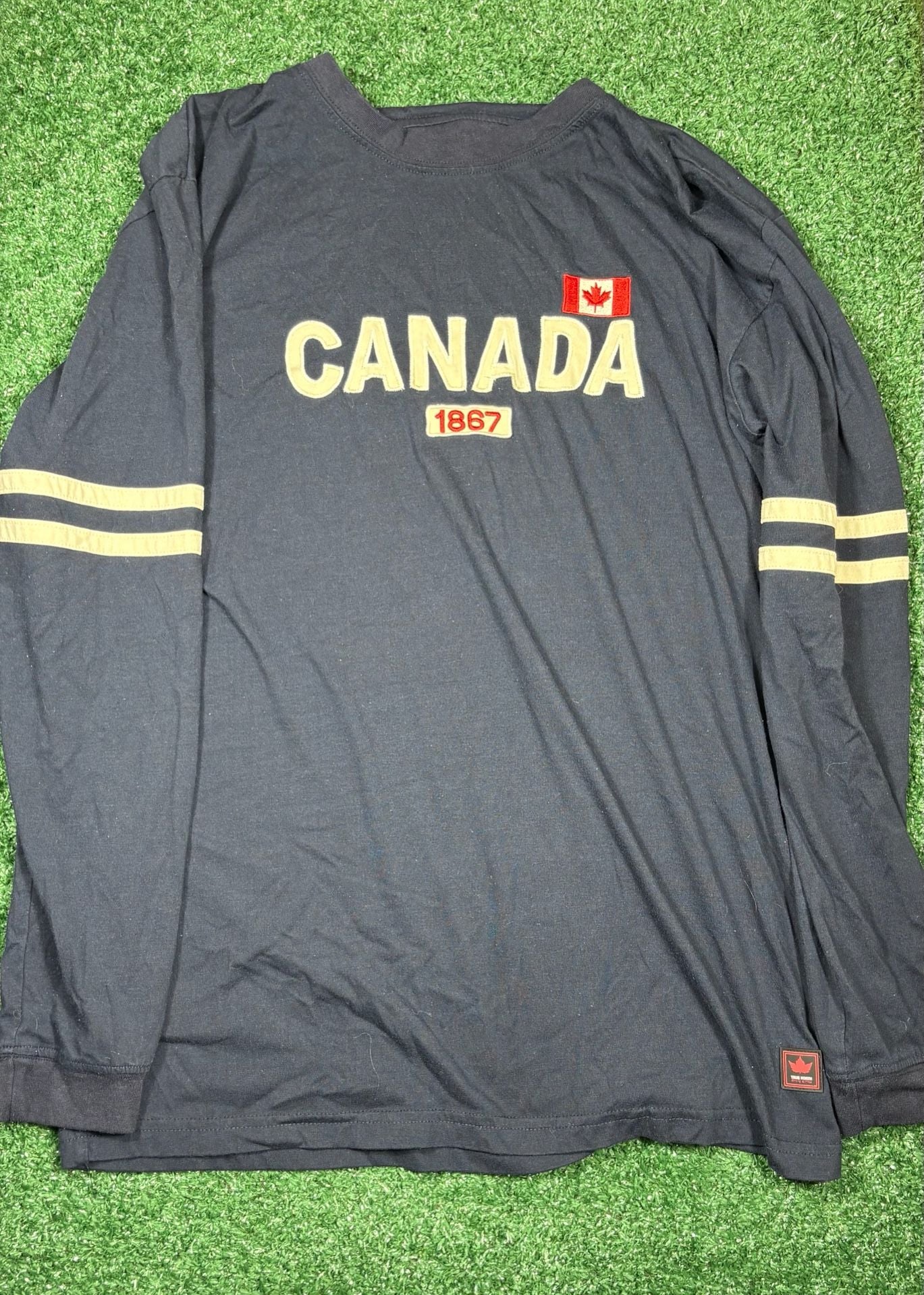 Kalson True North Canada Long Sleeve Shirt Size M Black 1867 2