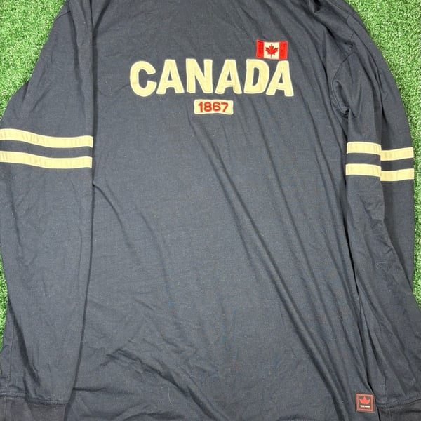 Kalson True North Canada Long Sleeve Shirt Size M Black 1867