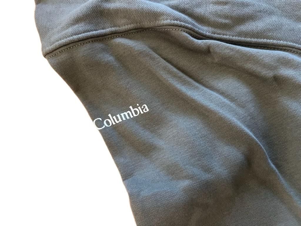 Columbia Hoodie Women’s 1X Green Graphic Logo Pullover Sweatshirt Plus Size 9