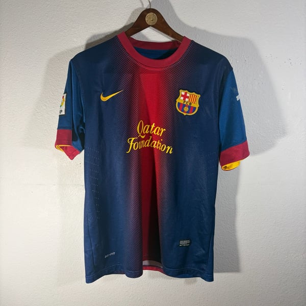 Nike FC Barcelona 2012-2013 Home Soccer Jersey Size Medium