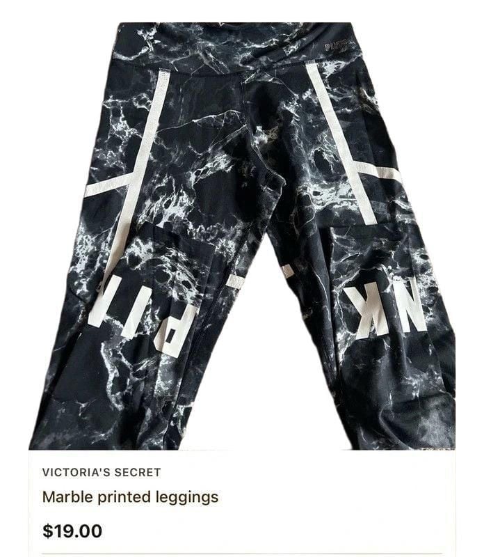Victoria secreta Marble Printed Leggings 2