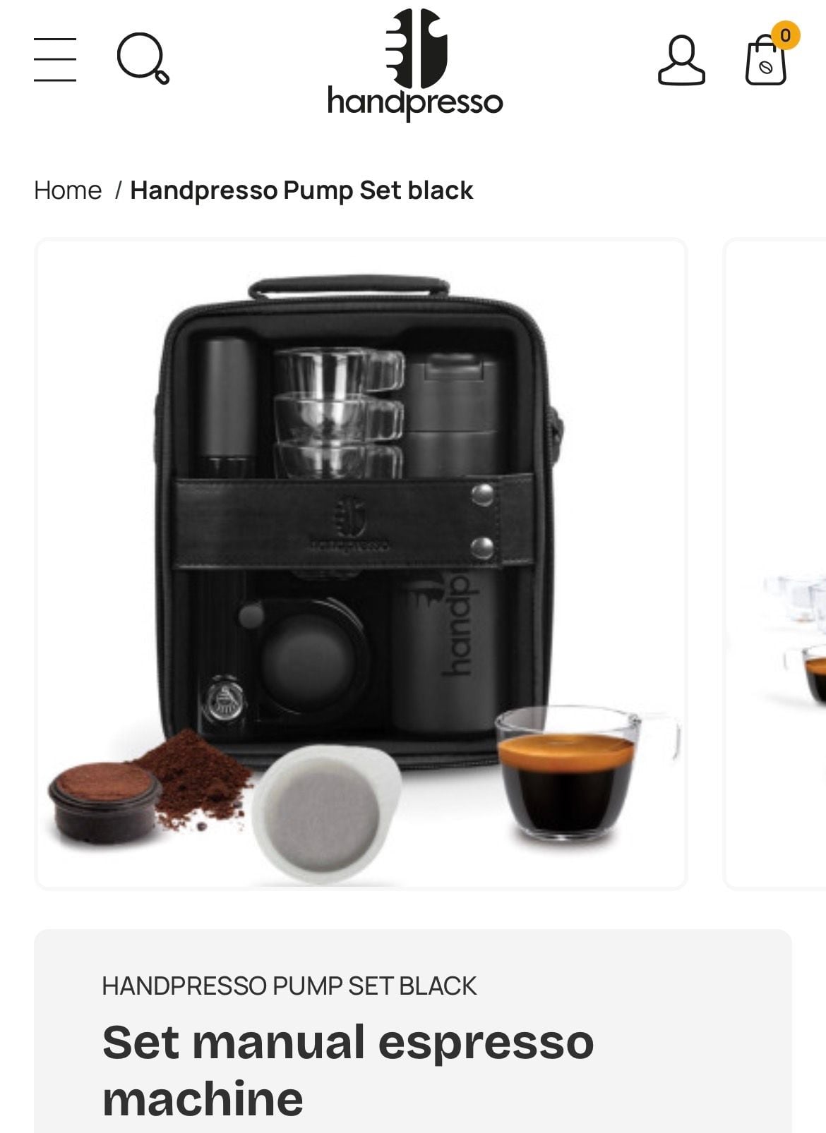 Handpresso Wild Hybrid Outdoor Espresso Set Black Brown Portable Coffee Maker 10
