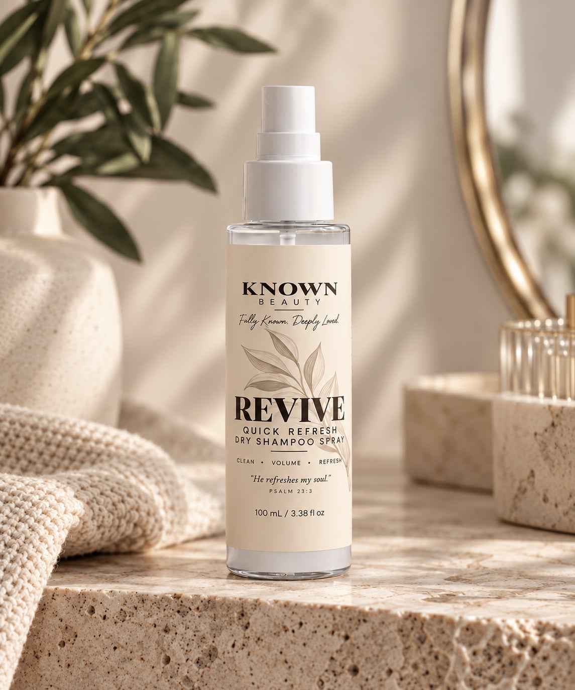 Known Beauty Revive Quick Refresh Dry Shampoo Spray 3.38 fl oz 1