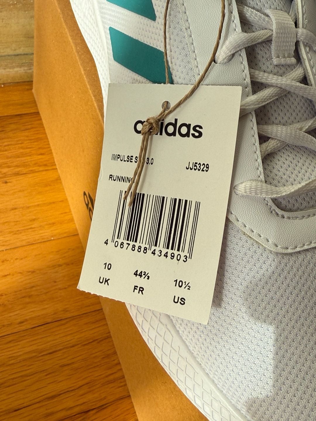 Adidas Impulse Syn 3.0 Size 10.5 White Running Shoes 5