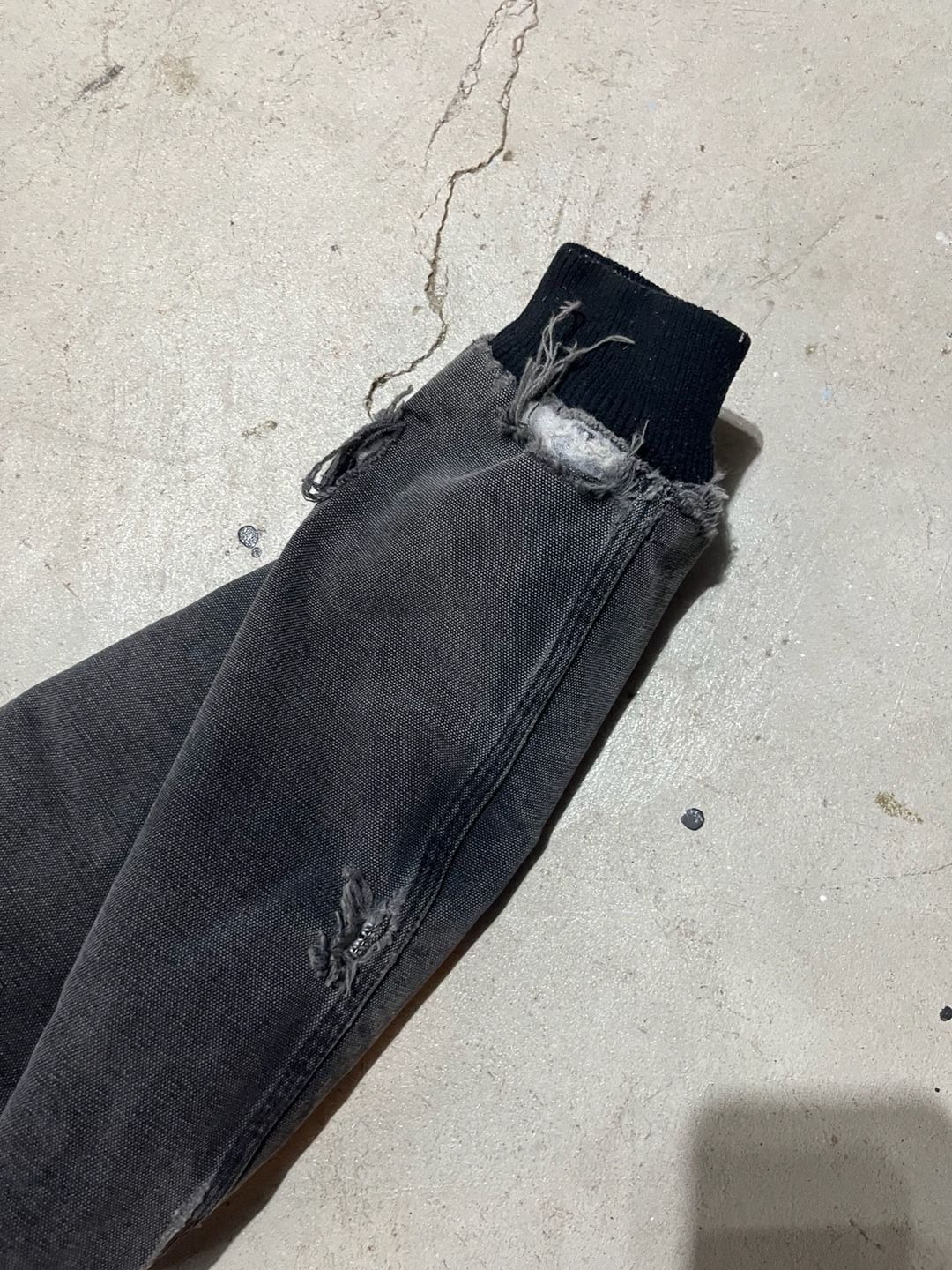 90’s Carhartt J130 Active Jacket Faded Black Thermal Lined 10