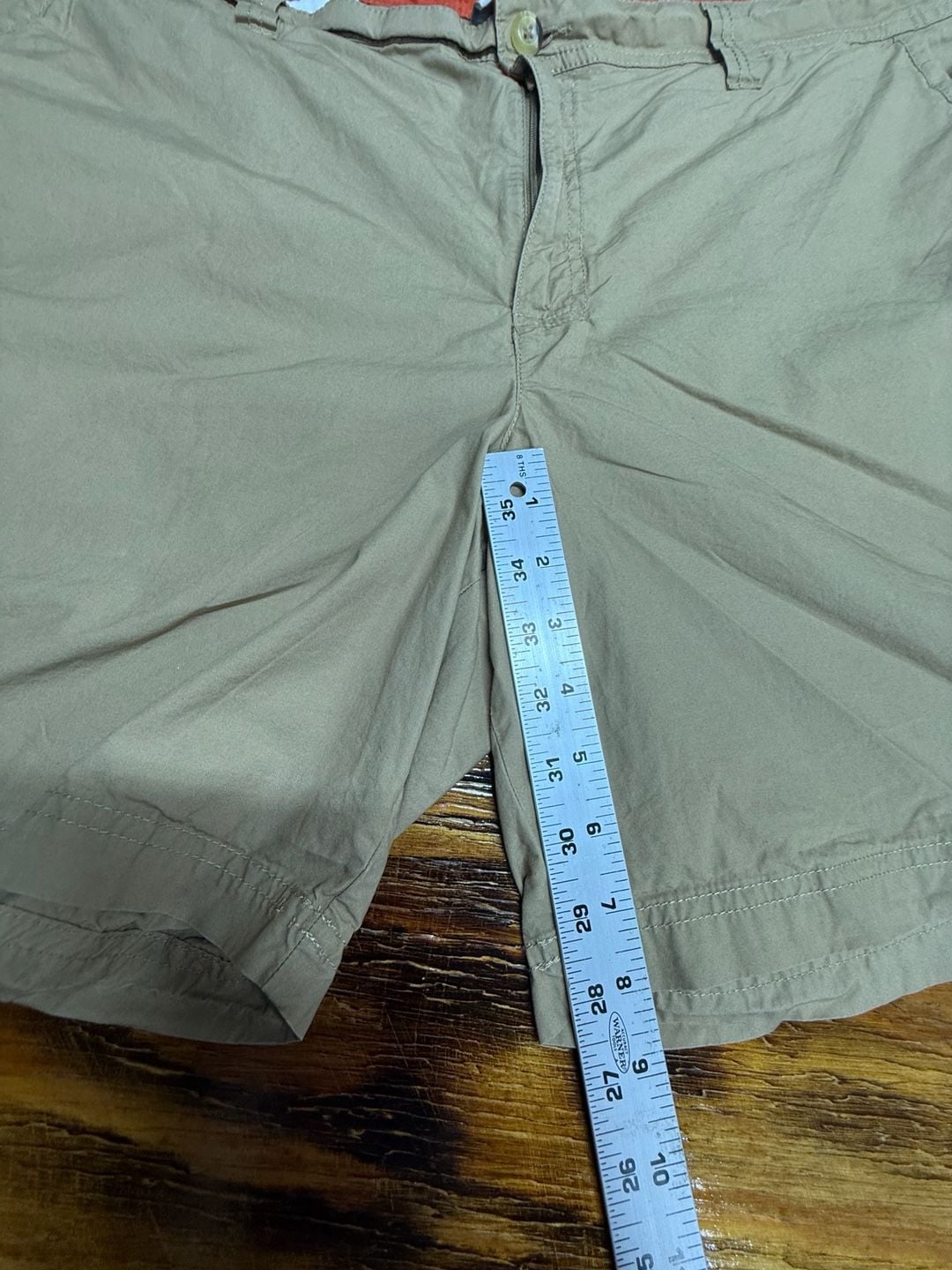 Columbia Washed Out Shorts Size 44W Tan Cotton Casual 8