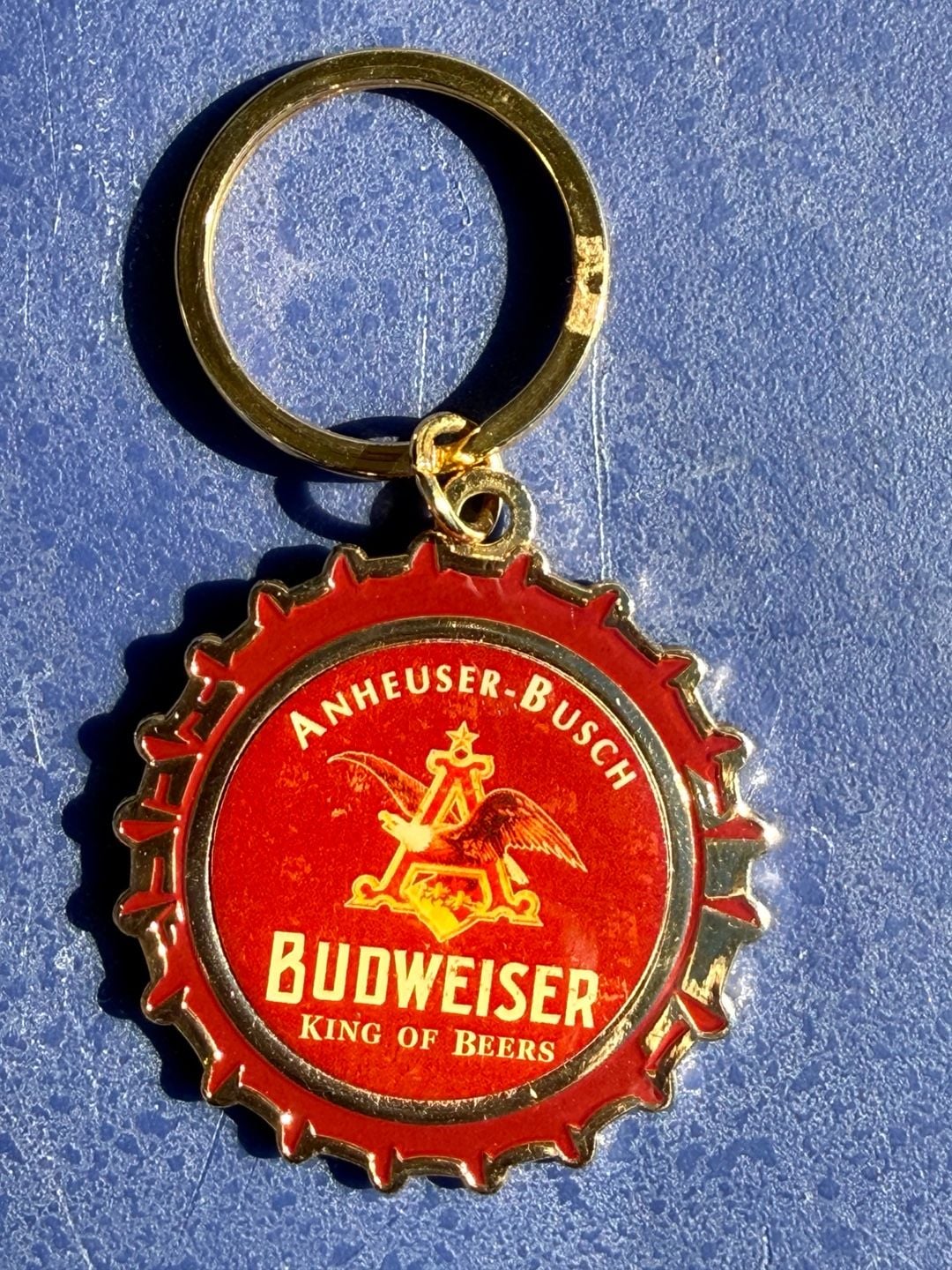 1980s Budweiser in Bottles Keychain 3” 2