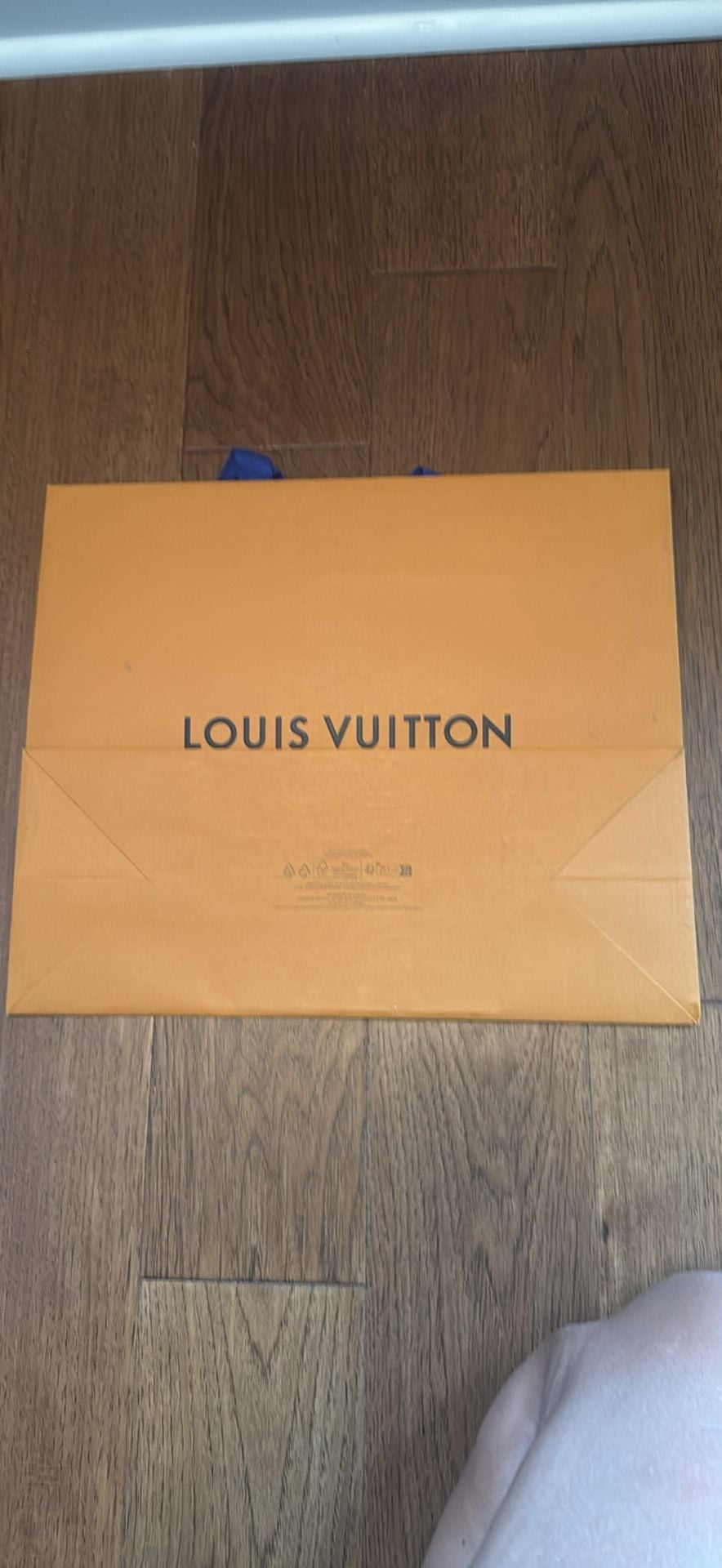 Louis Vuitton Paper Shopping Gift Bag Orange 1