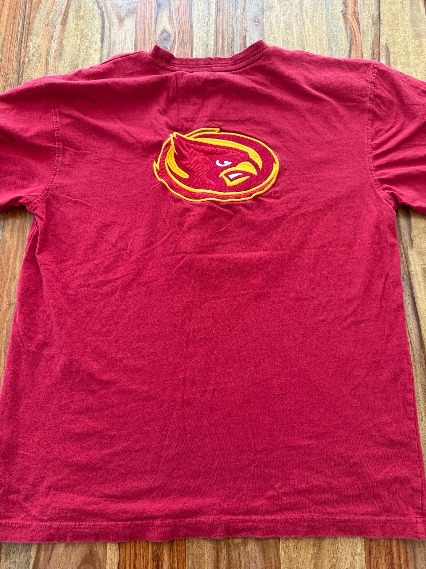 Embroidered Iowa State Cyclones T-Shirt Size Large Red 6