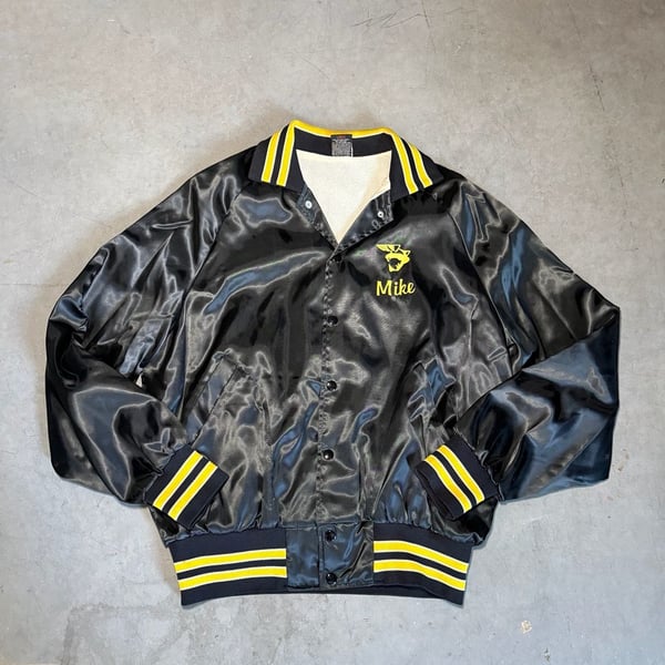 80s Hilton Mercury Car Club Satin Jacket