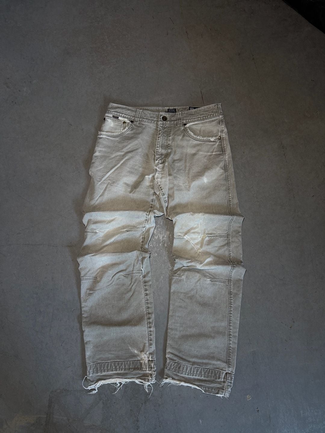 Gray Distressed Patina Dye Kuhl Rydr Pants 2