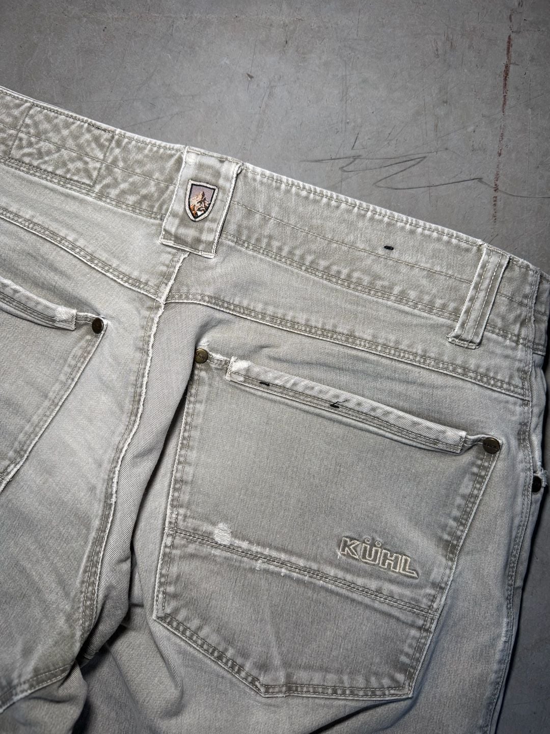 Gray Distressed Patina Dye Kuhl Rydr Pants 6