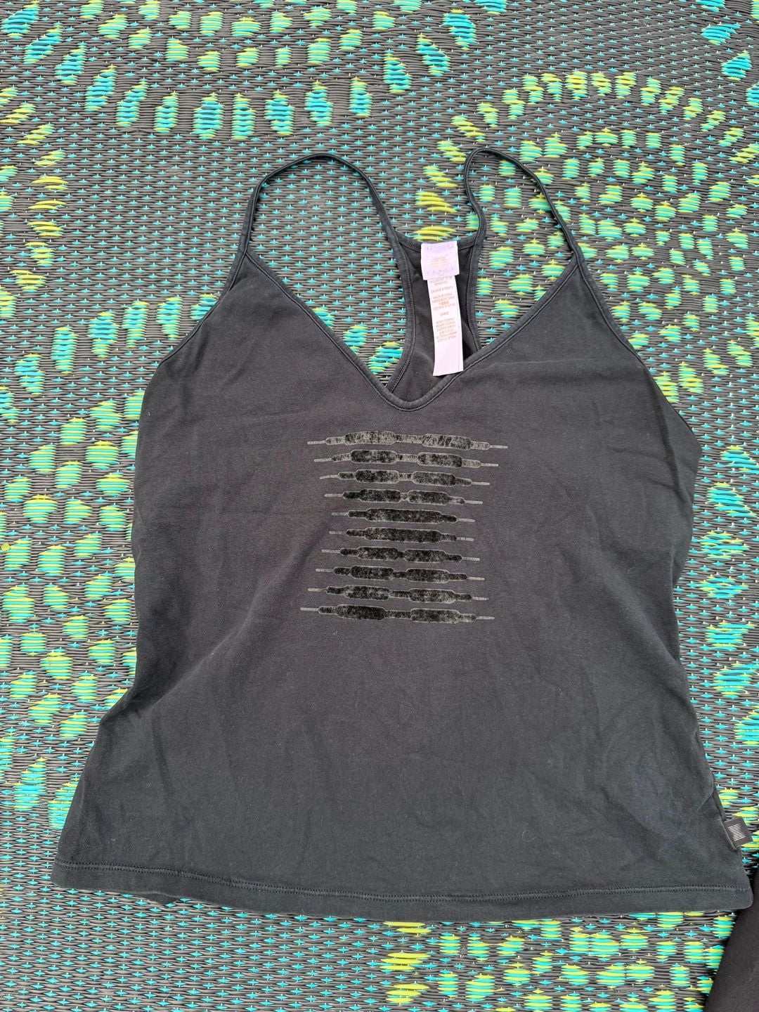 Savage X Fenty Tank Top & Leggings Set Size L XL Black 2